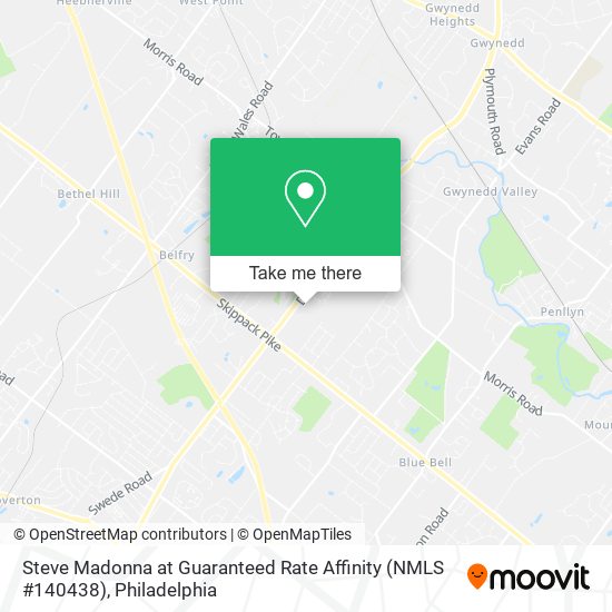 Steve Madonna at Guaranteed Rate Affinity (NMLS #140438) map