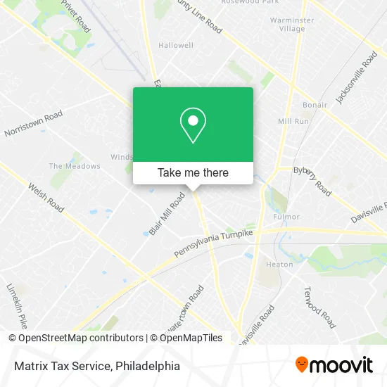 Mapa de Matrix Tax Service