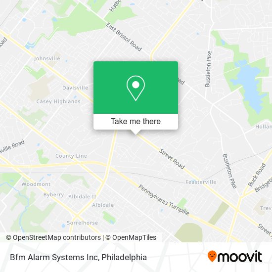 Mapa de Bfm Alarm Systems Inc