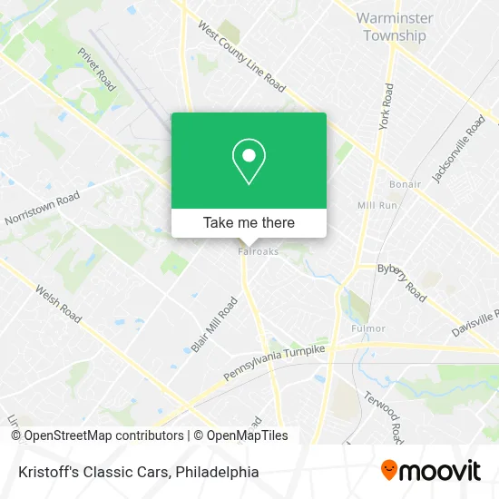 Kristoff's Classic Cars map