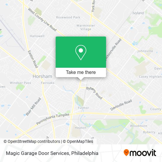 Mapa de Magic Garage Door Services