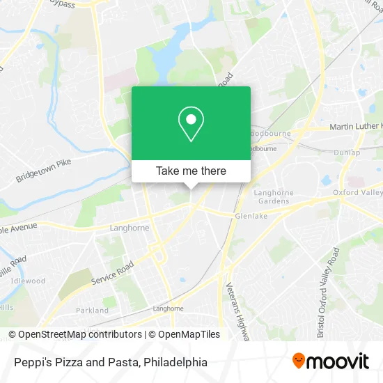 Peppi's Pizza and Pasta map