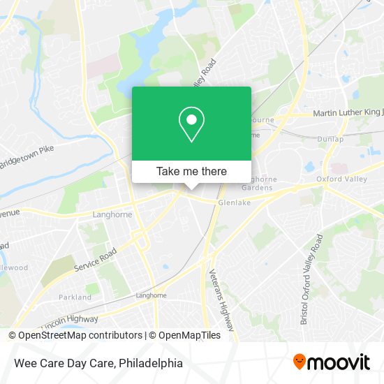 Wee Care Day Care map