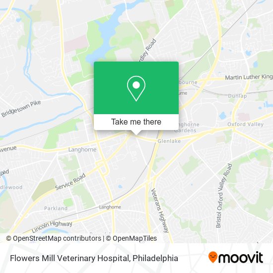 Flowers Mill Veterinary Hospital map