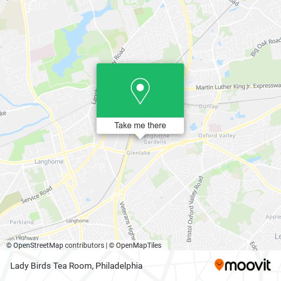 Mapa de Lady Birds Tea Room