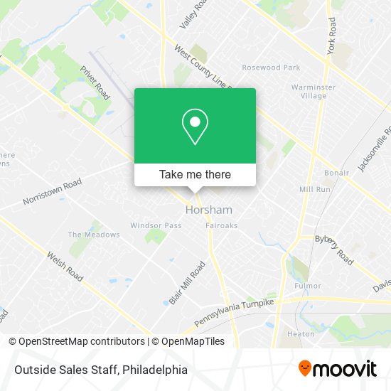 Outside Sales Staff map