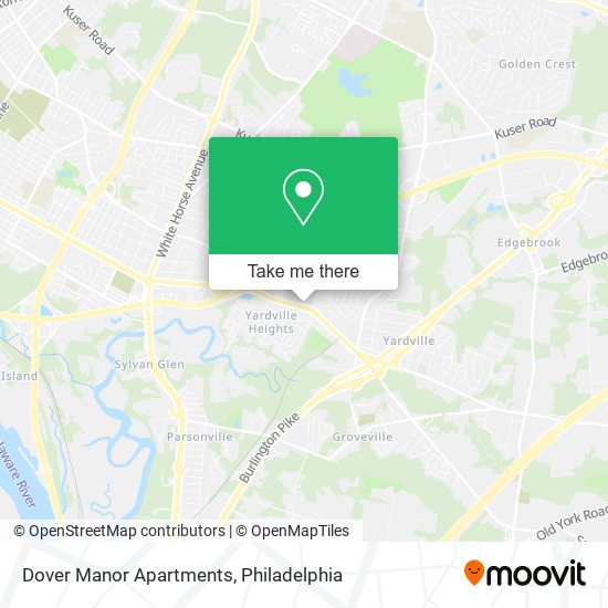 Dover Manor Apartments map