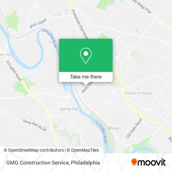 GMG Construction Service map