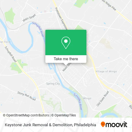 Keystone Junk Removal & Demolition map