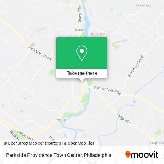Mapa de Parkside Providence Town Center