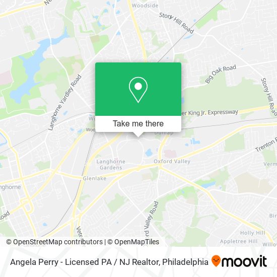 Mapa de Angela Perry - Licensed PA / NJ Realtor