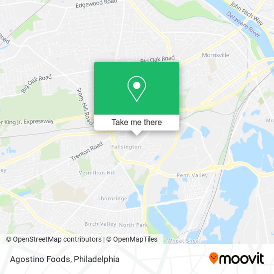 Agostino Foods map