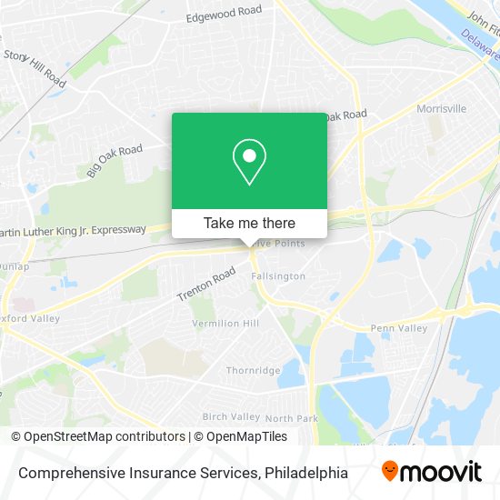 Comprehensive Insurance Services map