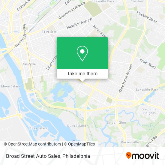 Broad Street Auto Sales map