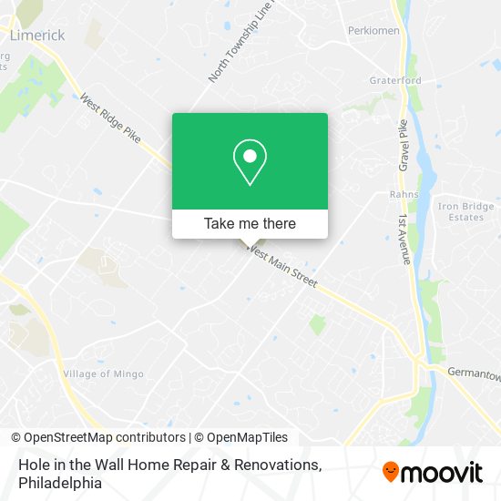 Hole in the Wall Home Repair & Renovations map