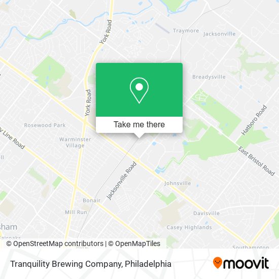 Tranquility Brewing Company map