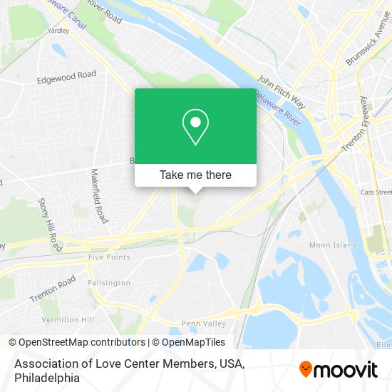 Association of Love Center Members, USA map