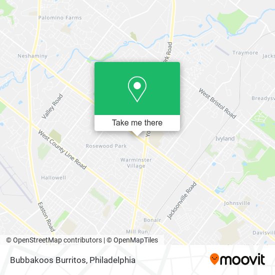 Bubbakoos Burritos map