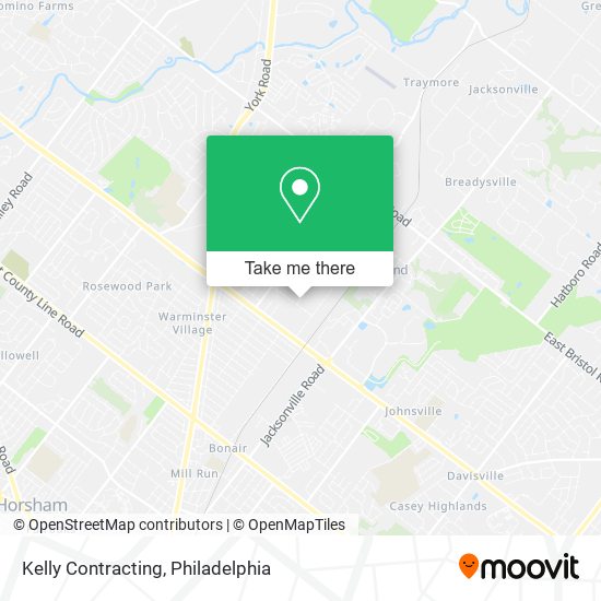 Kelly Contracting map