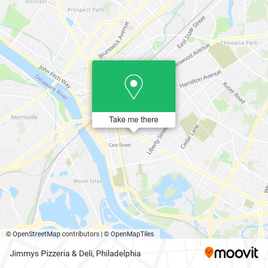 Mapa de Jimmys Pizzeria & Deli