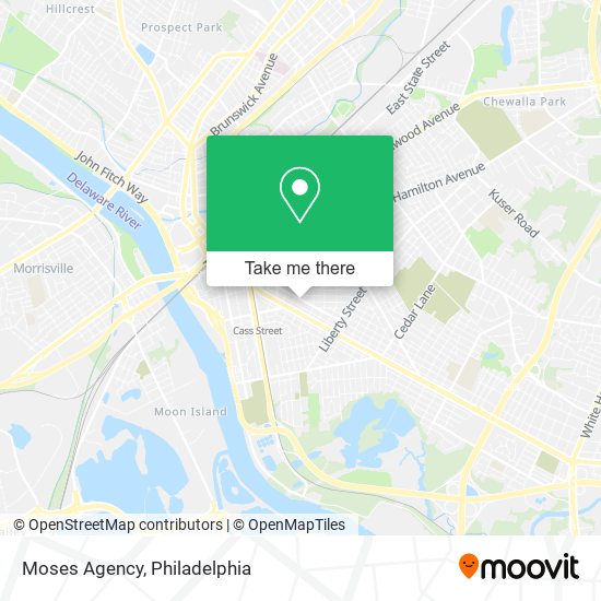 Moses Agency map