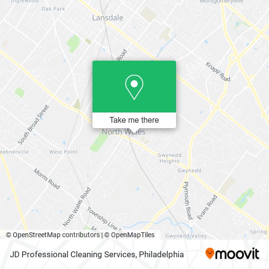 JD Professional Cleaning Services map