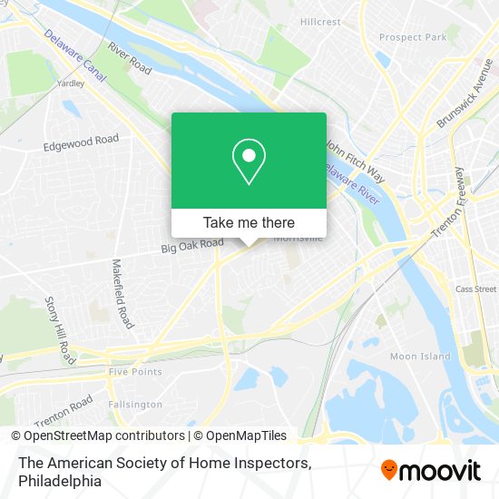 The American Society of Home Inspectors map