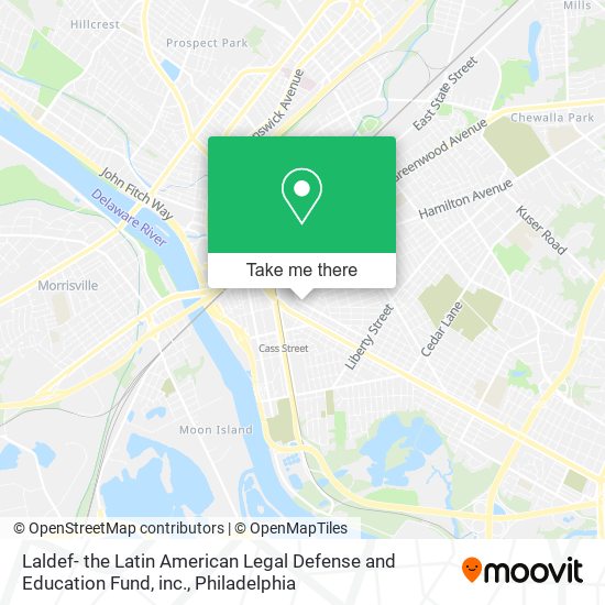 Mapa de Laldef- the Latin American Legal Defense and Education Fund, inc.