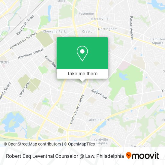 Robert Esq Leventhal Counselor @ Law map