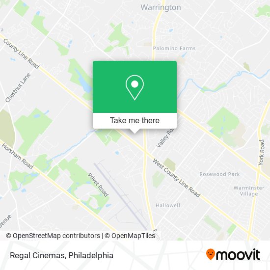 Regal Cinemas map