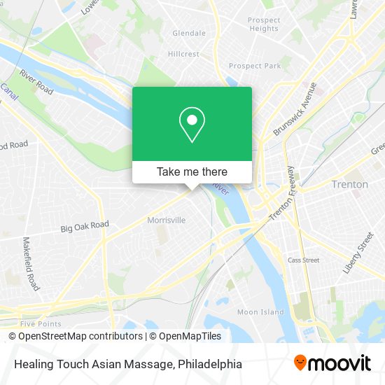 Mapa de Healing Touch Asian Massage