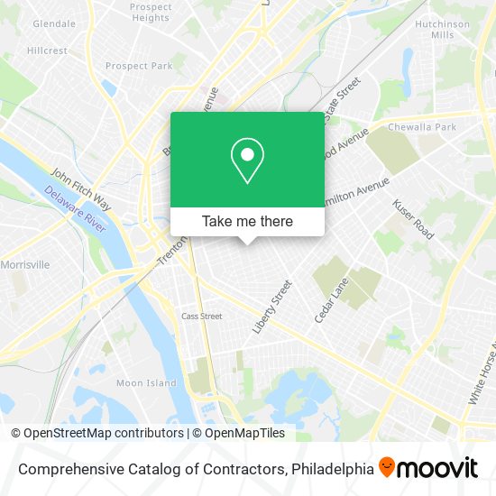 Comprehensive Catalog of Contractors map