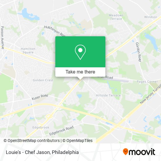 Louie's - Chef Jason map