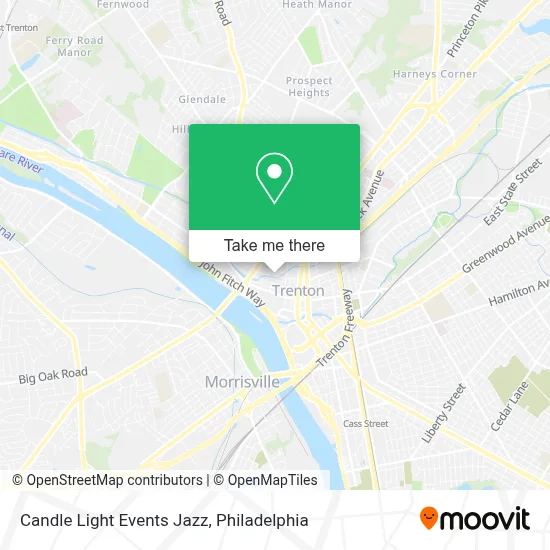 Candle Light Events Jazz map