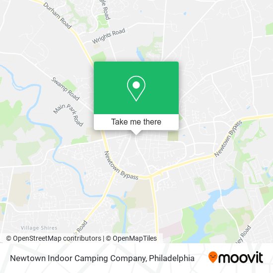 Newtown Indoor Camping Company map