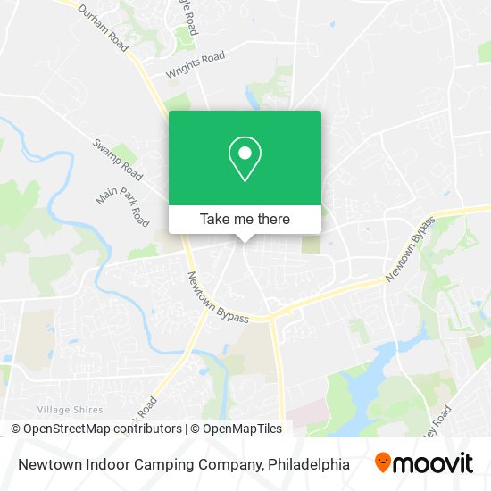 Mapa de Newtown Indoor Camping Company