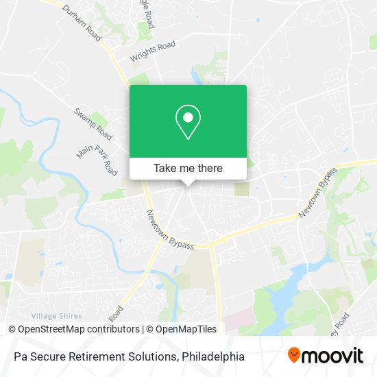 Pa Secure Retirement Solutions map