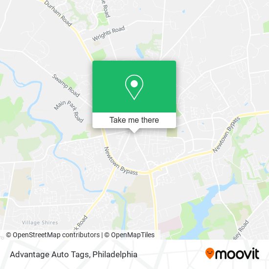 Advantage Auto Tags map