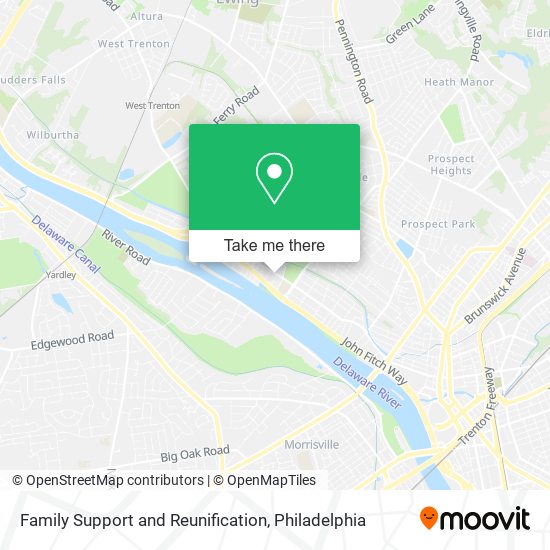 Family Support and Reunification map