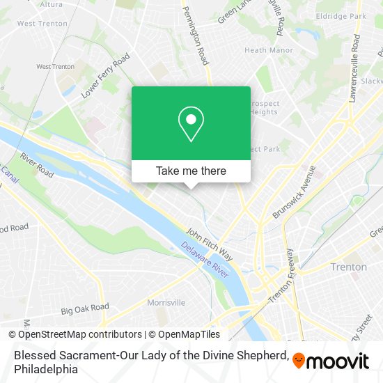 Blessed Sacrament-Our Lady of the Divine Shepherd map
