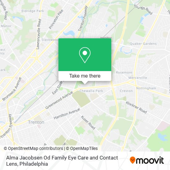 Alma Jacobsen Od Family Eye Care and Contact Lens map