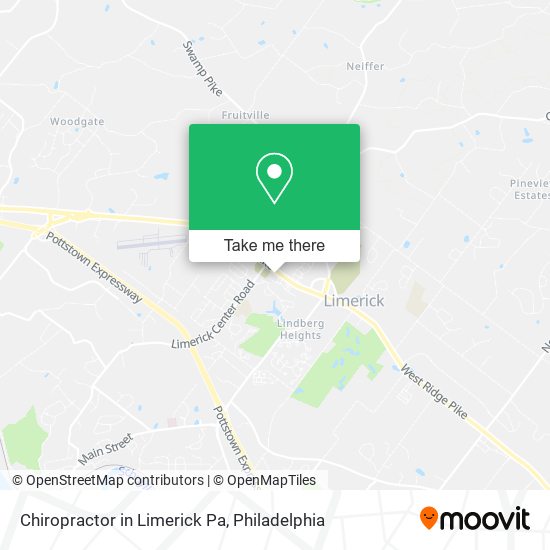 Mapa de Chiropractor in Limerick Pa