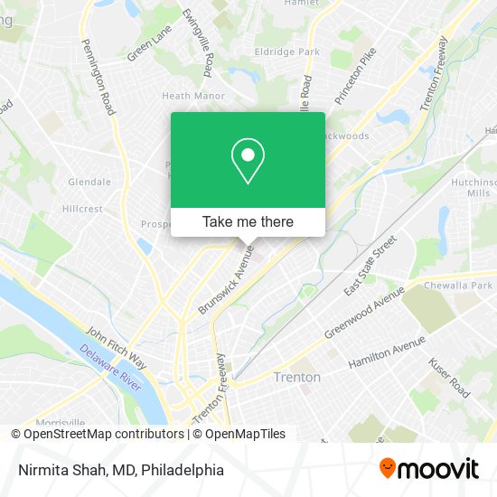 Mapa de Nirmita Shah, MD