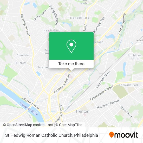 Mapa de St Hedwig Roman Catholic Church