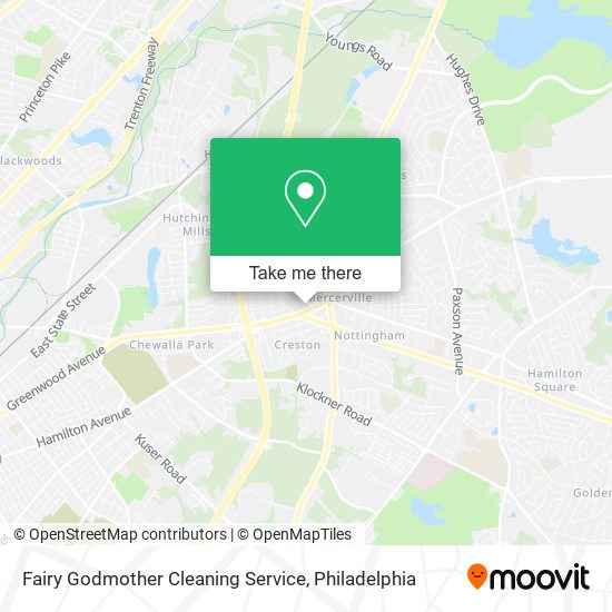 Fairy Godmother Cleaning Service map