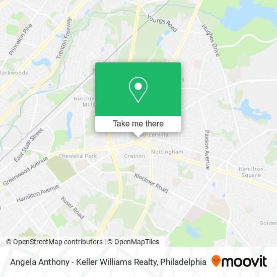 Mapa de Angela Anthony - Keller Williams Realty