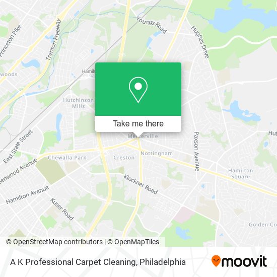 A K Professional Carpet Cleaning map
