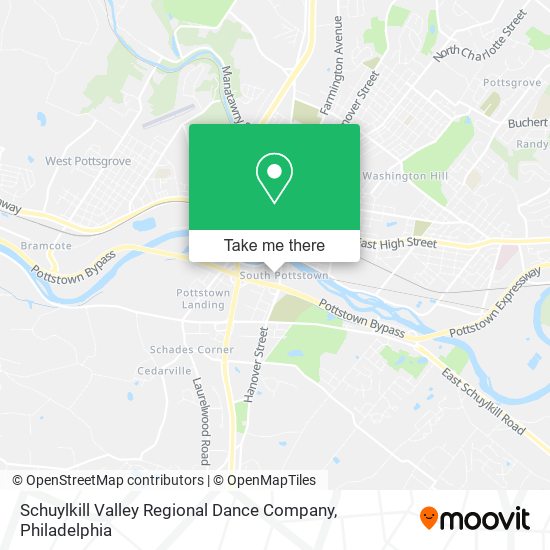 Schuylkill Valley Regional Dance Company map