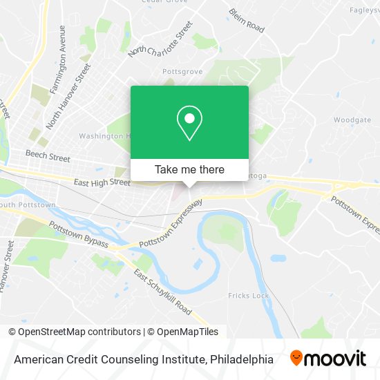 American Credit Counseling Institute map