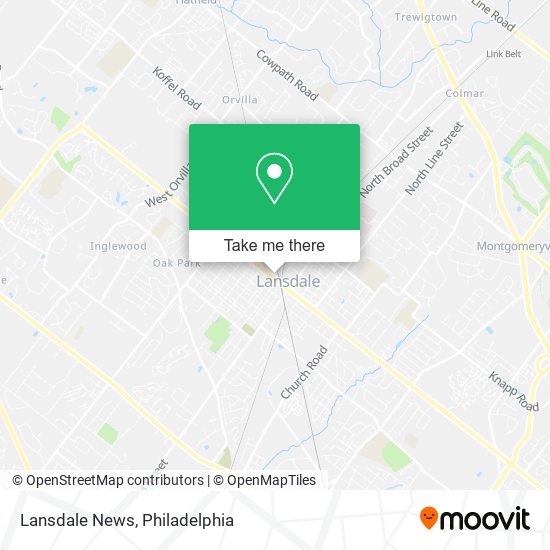 Lansdale News map